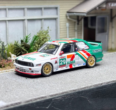 CZ Moke 1:64 1992 Green M3 E30 MK1 #29 DTM Sports Model Diecast Collect Car 