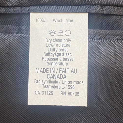 Lauren Ralph Lauren Men's 100% Wool Charcoal Pinstripe Suit Set Size 44L 38Wx31L - Picture 12 of 19