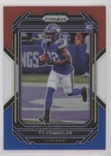 2022 Panini Prizm Rookies Red White & Blue Prizm Ty Chandler #348 0w9z