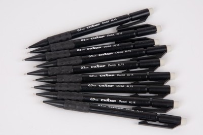 LOT of 9 Pentel CHAMP AL15 Mechanical Pencils