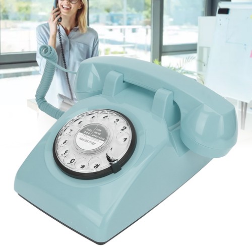 ヘ Landline Telephone Retro Old Fashioned Vintage Home Phone With Mecha - Picture 6 of 12