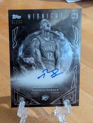 2025-26 Topps Midnight - Midnight Sun Signatures Rookies Thomas