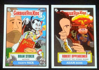 [2] ADAM BOMB & NASTY NICK - Topps GPK Online EXCLUSIVE Garbage Pail Kids Cards