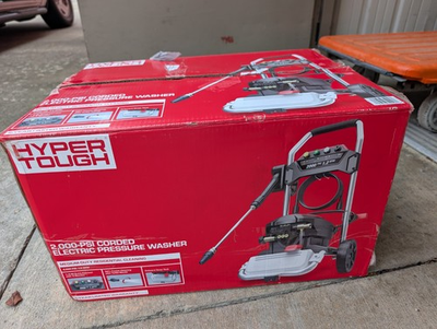 #ad Hyper Tough Electric Pressure Washer 2000 PSI 1.2 GPM 1800W Motor Cold $100.00