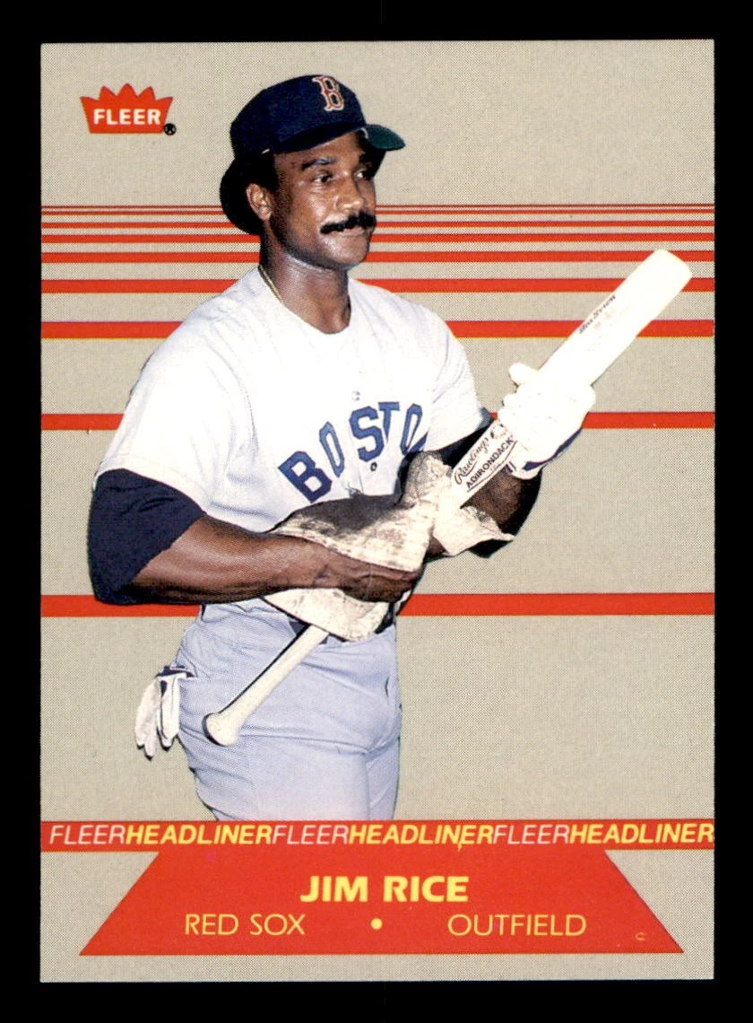 1987 Fleer #6 Jim Rice Headliners