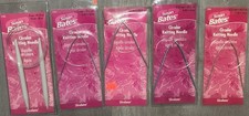 Susan Bates Circular Knitting Needles 5 Packs Sizes 2.25mm-9mm Lot New