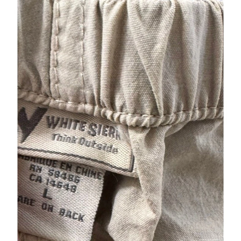 Pantalones cortos grandes de senderismo caqui White Sierra para mujer 100 % nailon Foto 3 de 4