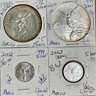 2011 .999 Silver Mexican Libertad 1 oz & 1968 25 Pesos AU Silver Coins + 1/10 oz — photo 6