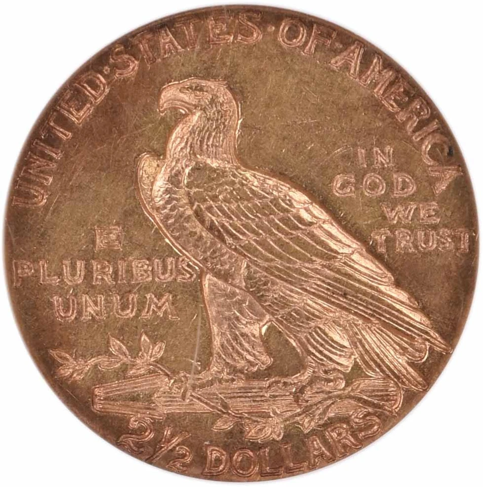 1915 $2.50 Gold Indian MS60 NGC - Image 4 of 4