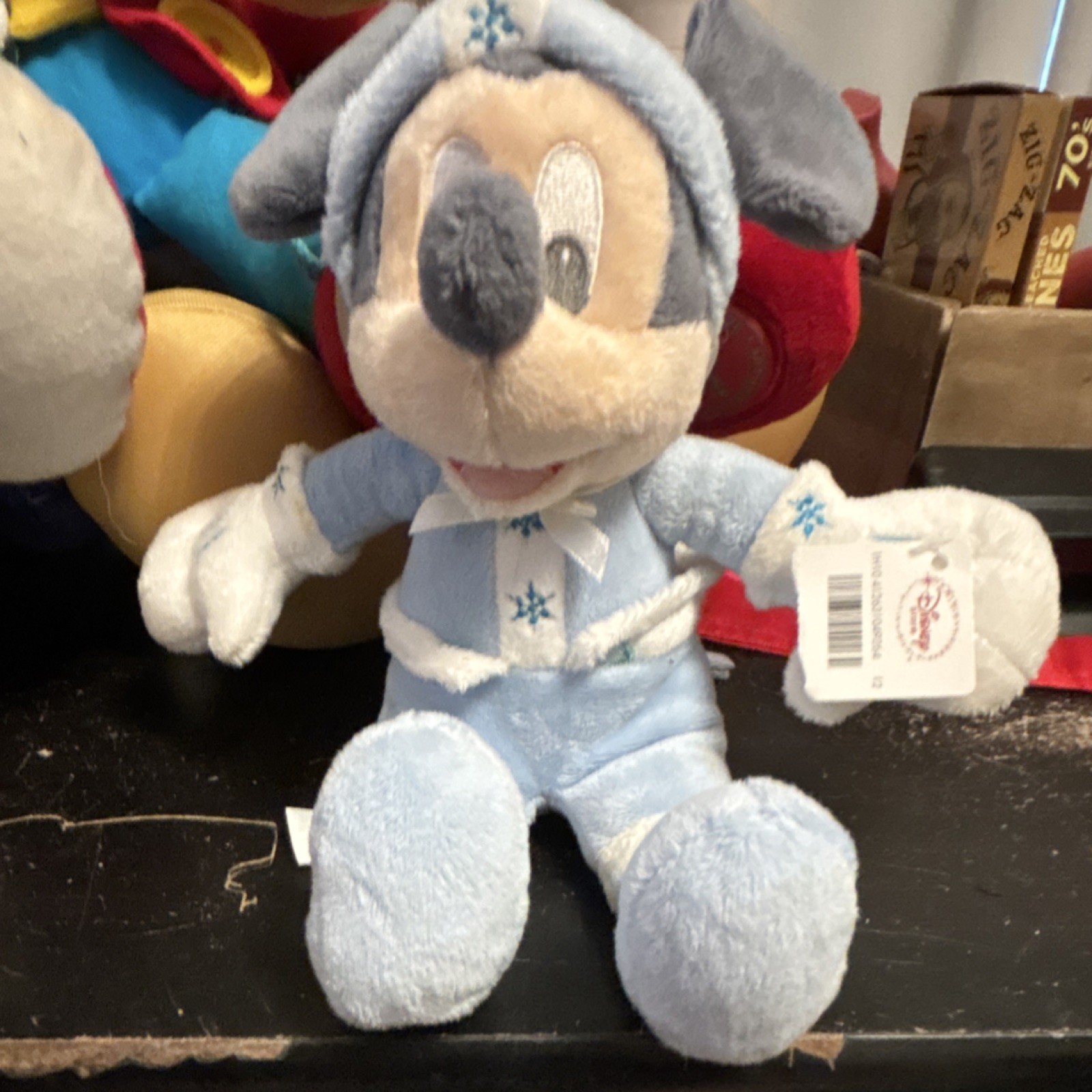 Disney Mickey Mouse Blue Outfit Small Plush Stuffed Toy Ages 3+ 6-14 in