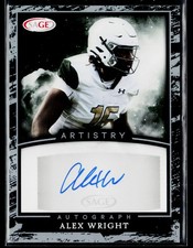 Alex Wright 2022 SAGE Artistry #A-AW Autographs Silver Auto UAB Blazers