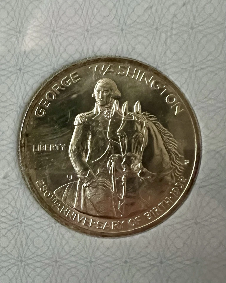 1982D George Washington Silver Commemorative 50c  MS - Image 2 of 4