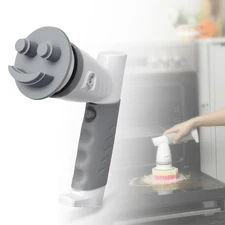 Electric Wand Compatible with Scrub Daddy/Mommy Sponges, Scratch-Free Smiley ...