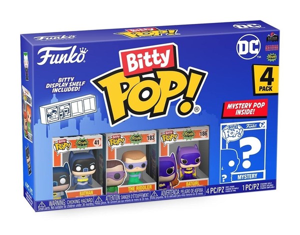 Gadget -D- Dc Comics: Funko Pop! Bitty Pop - Batman Adam West 4PK Funko-image