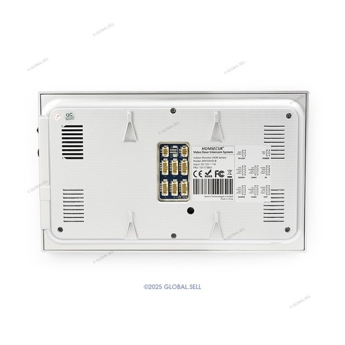HOMSECUR 7" Video Doorphone Entry Intercom Monitoring 18/20/22/24 Families HD - Picture 6 of 14