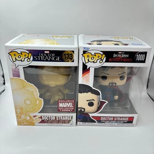 Funko Pop Marvel Doctor Strange #173 Collector Corps & #1000 Astral Form Lot