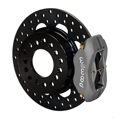 Wilwood Brake Kit Dynalite Forged Rear Drag Drilled Rotor M-W/Lamb Ends .690in