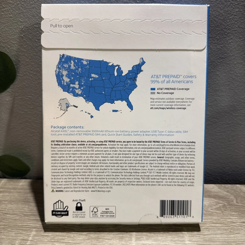 AT&T Alcatel Axel 32gb Prepaid Smart Phone - Image 4 of 4