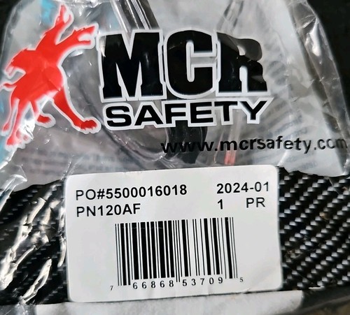 MCR Safety PN120AF Pantera PN1 Goggle with Anti-Fog Coating, Clear Frame/Clear - Picture 4 of 4