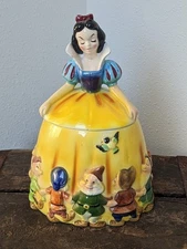 Vintage Walt Disney Productions Enesco Snow White & the Seven Dwarfs Cookie Jar