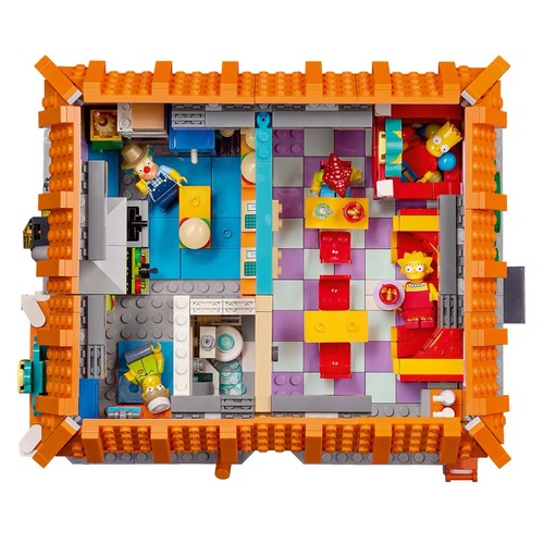 LEGO 10352 ICONS The Simpsons Krusty Burger with Bonus Living Room Set - Picture 4 of 12