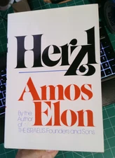 Herzl BY AMOS ELON NEW FIRST EDITION