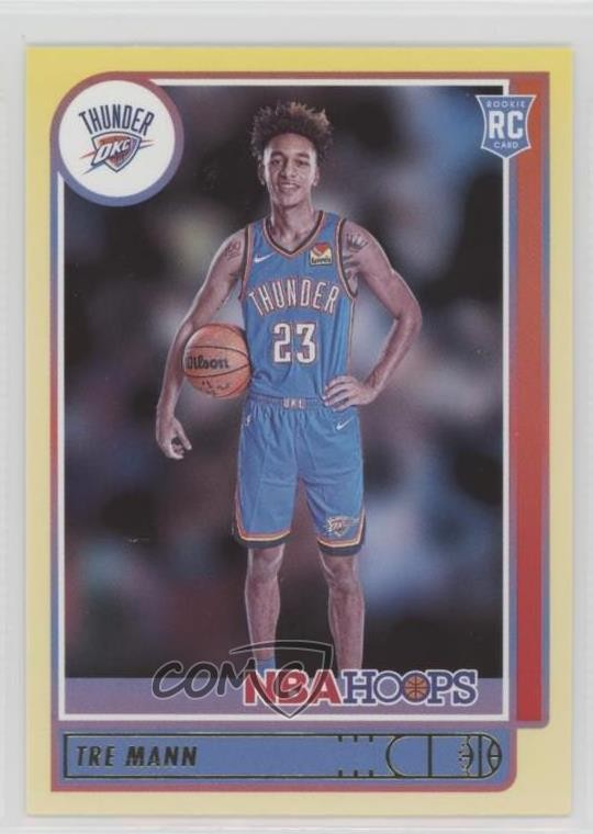 2021-22 Panini NBA Hoops Rookies Yellow Tre Mann #237 Rookie RC 1k0s