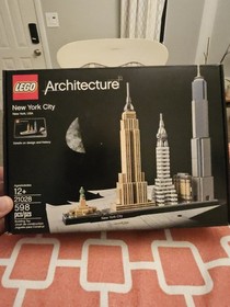 LEGO Architecture New York City Skyline 21028 100% Complete W Box & Instructions