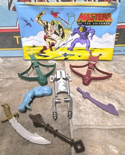 Vintage Masters of the Universe Lot of Various Figure Accessories Parts Lot