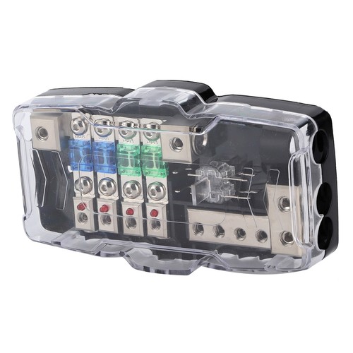 Box Audio Stereo MultiFunctional 4-Way Distribution Holder & LED For SU SG5 - Picture 22 of 23