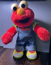 Vintage 1999 Sesame Street "Lets Pretend Elmo Fisher-Price Mattel Tested Working
