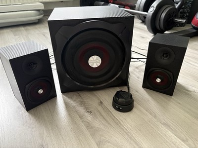 Speedlink Gravity Carbon 2.1-Kanal Lautsprechersystem - Schwarz.