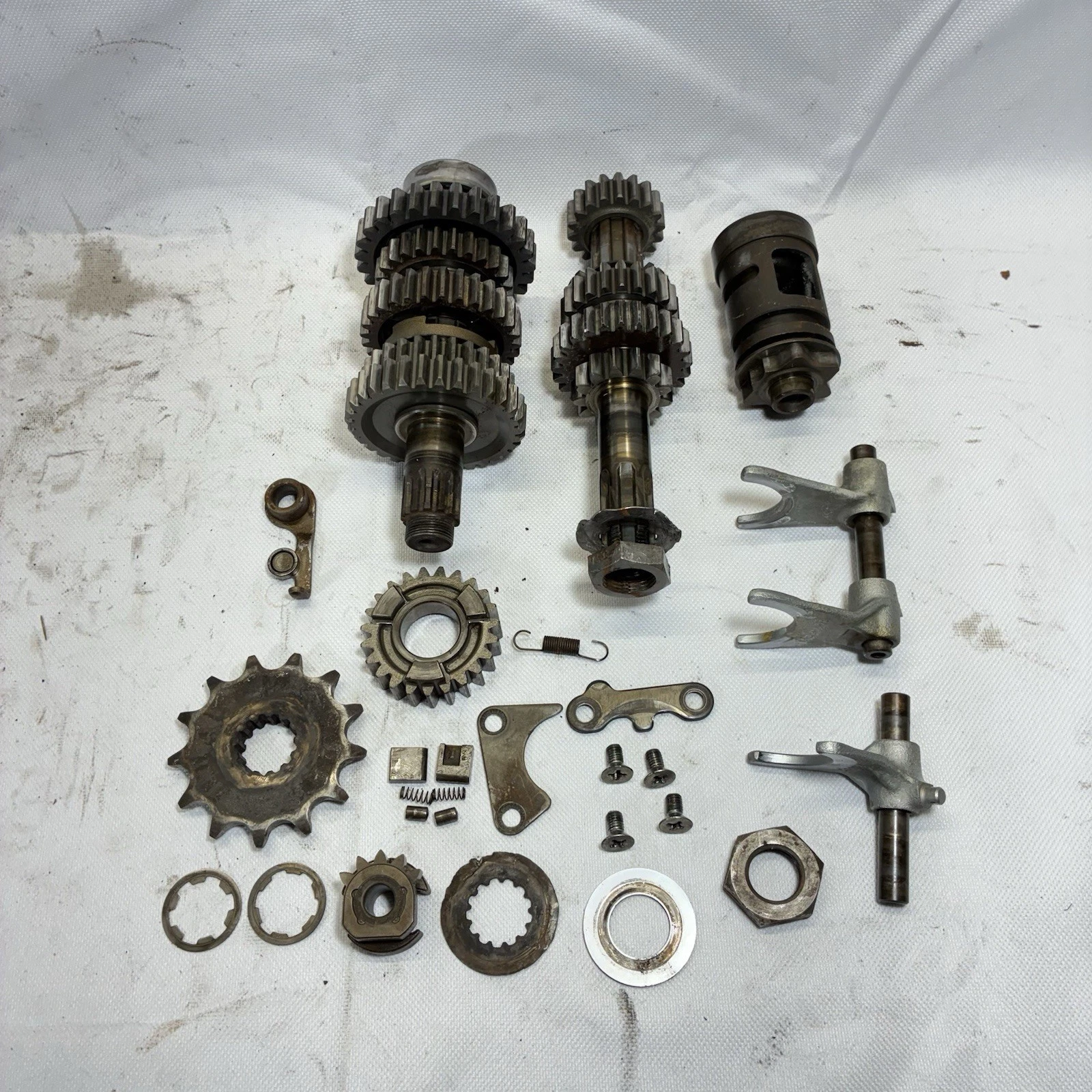 1985 - 1984  RM250 RM 250 OEM Transmission shift drum forks Gears Gearbox