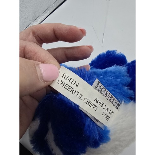 Ganz Cheerful Chirp Blue Jay Plush 7" With Sound Works - Picture 5 of 5
