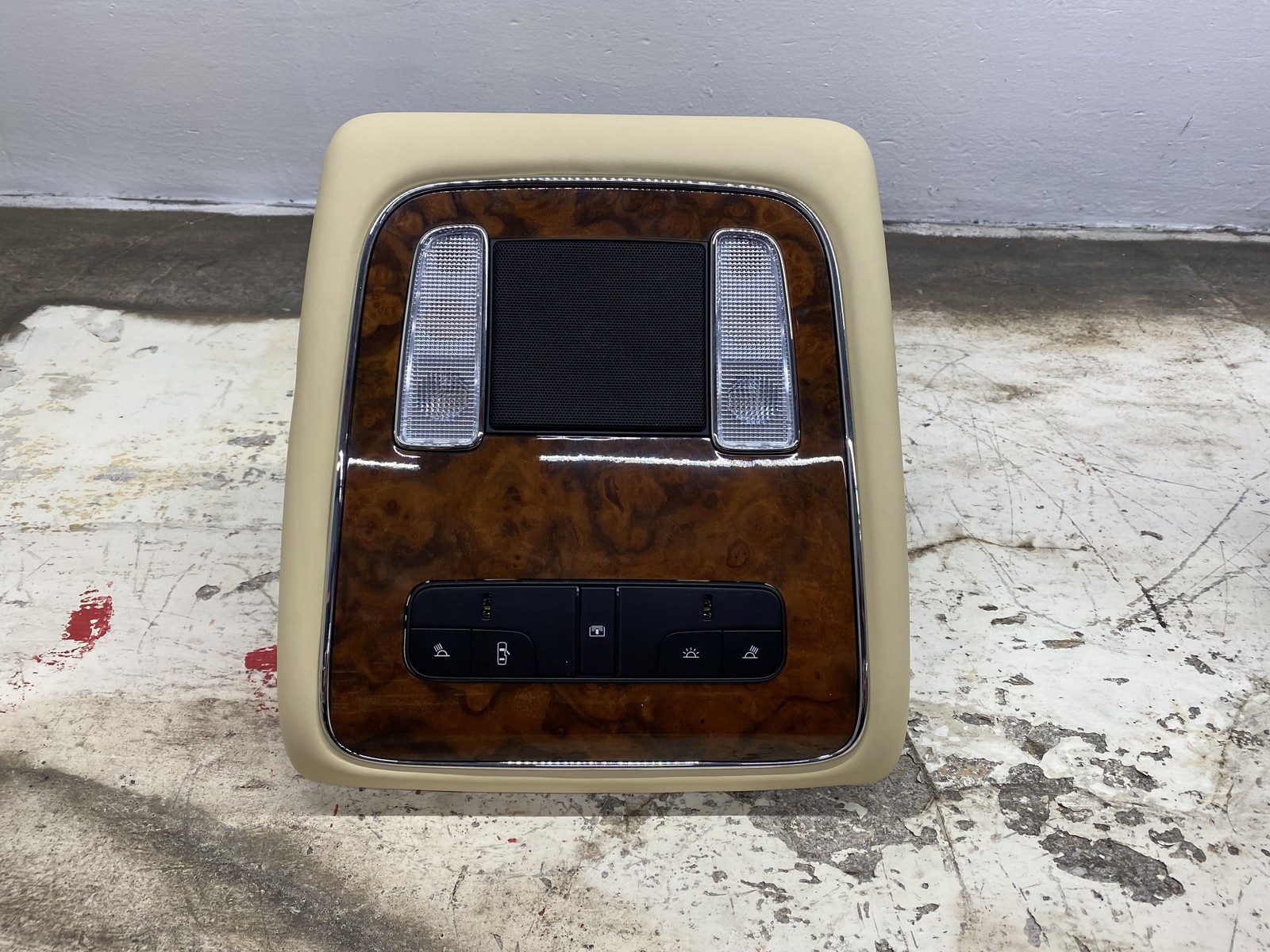 2010-2020 BENTLEY MULSANNE OEM REAR ROOF CONSOLE DOME LIGHT LAMP SWITCH PANEL