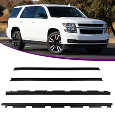Fit For Chevy Truck Inner & Outer Window Sweep Felt Seal Weatherstrip 4 Pc Kit