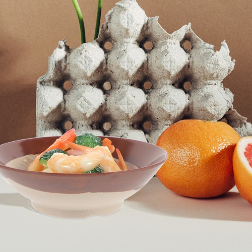Shrimp Fried with Broccoli Garlic Fake Food Decoration Artificial for Display - Zdjęcie 4 z 12