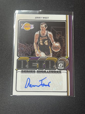 Jerry West 2020-21 Donruss Optic Retro Series Auto LAKERS LOGO 23/99