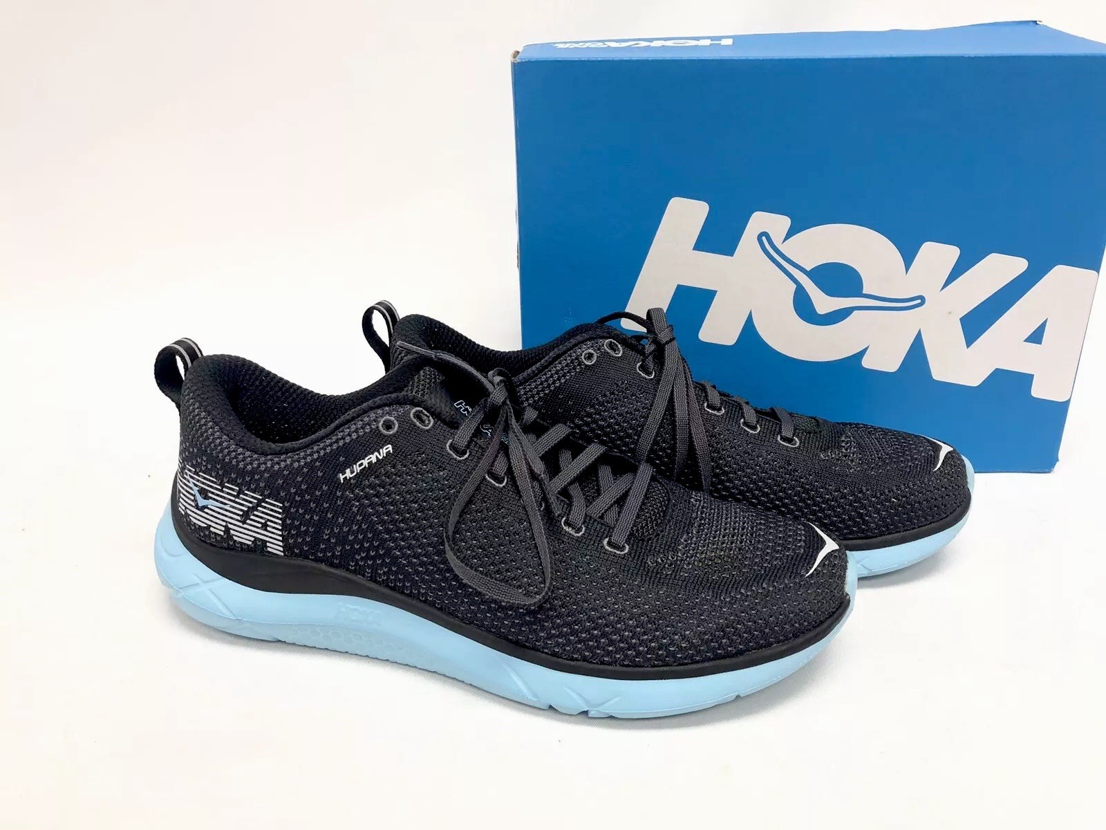 Hoka One Womens Hupana 2 2 2 Running Tennis shoes Black Sky bluee 1019573 sz 9.5 aef97b Hoka One Womens Hupana 2 2 2 Running Tennis shoes Black Sky bluee 1019573 sz 9.5 aef97b
