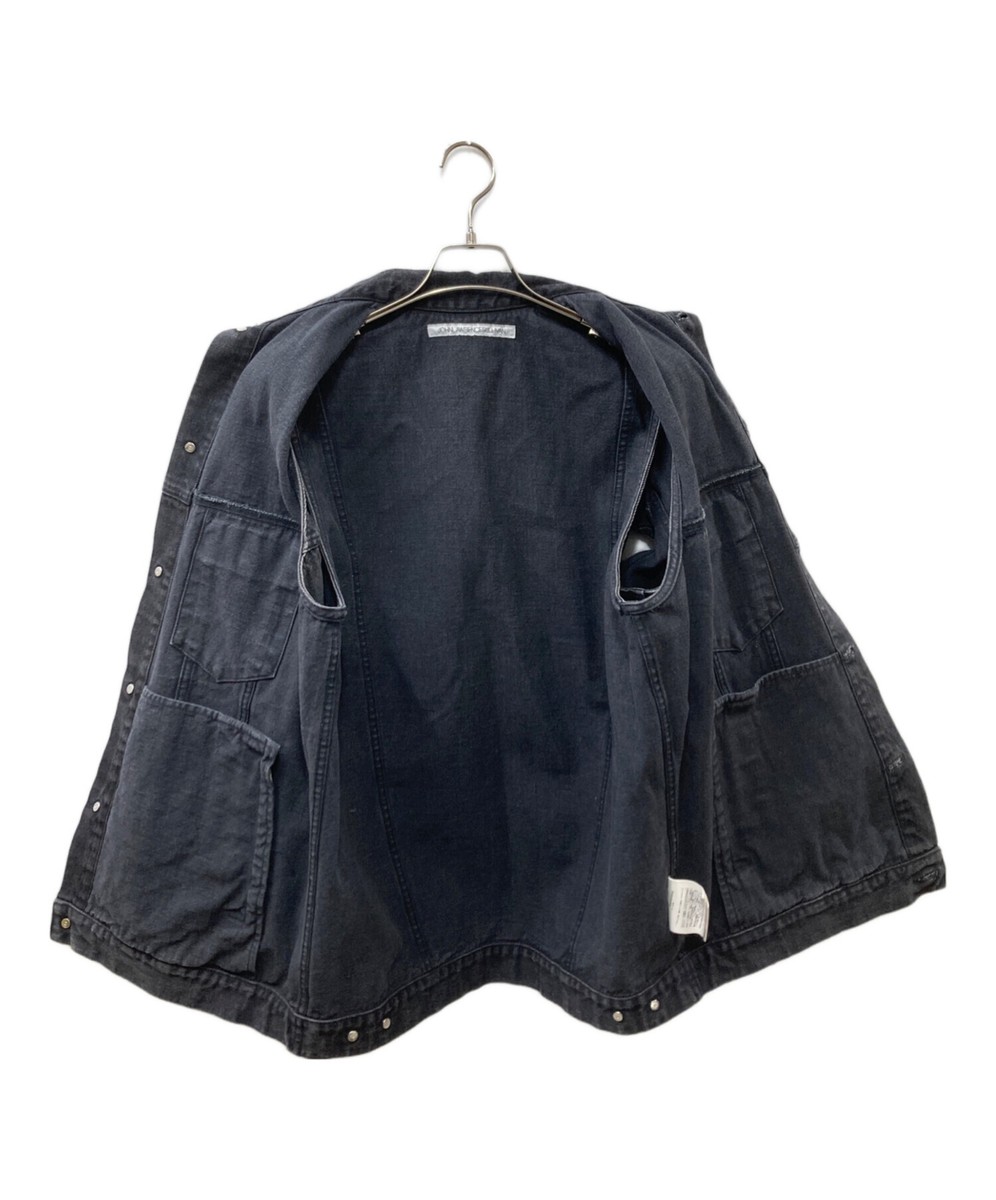 JOHN LAWRENCE SULLIVAN denim jacket Size: S Black Men 1C021 JOHN LAWRENCE SULLIVAN denim jacket Size: S Black Men 1C021