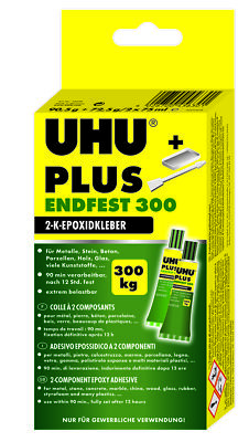 UHU PLUS ENDFEST 300 2-K-Epoxidkleber Klebstoff *45630* 163 g (257,36  /kg)