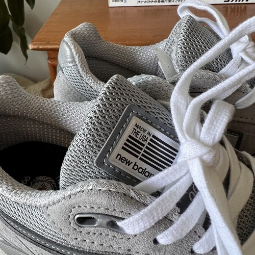 New Balance 990v4 Made in USA Low Grey Silver - Picture 5 of 5