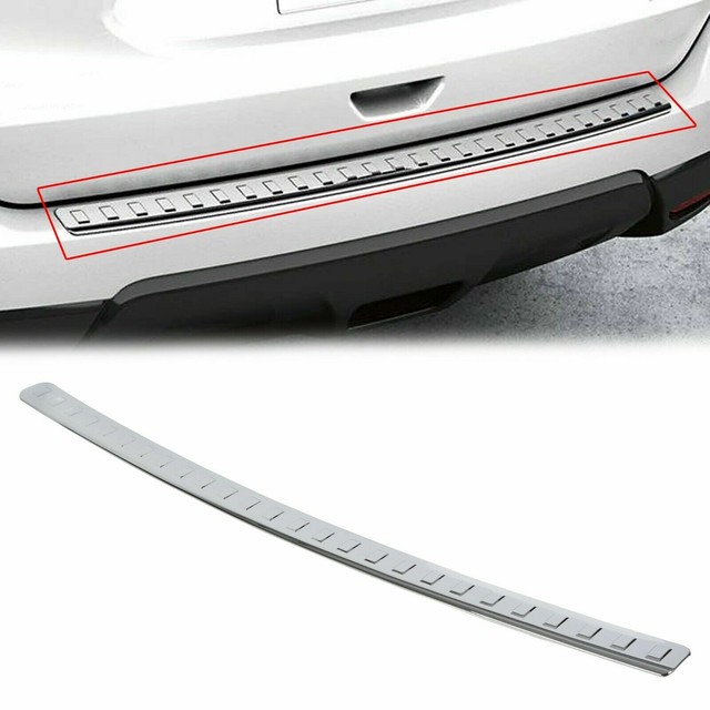 NEW 1417 OEM NISSAN ROGUE CHROME REAR BUMPER PROTECTOR STEP PAD 999T6