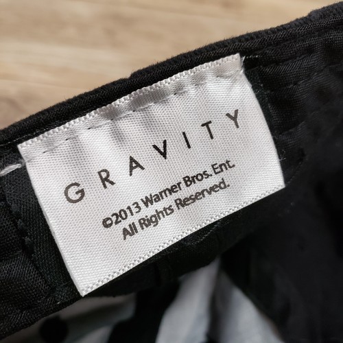 Cappello promozionale Gravity Movie berretto cinturino posteriore Apollo Warner Bros nero regolabile - Foto 7 di 8