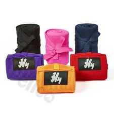 3" ELASTICATED TAIL BANDAGE, BLUE ORANGE HOT PINK PURPLE RED BANDAGE *FREE POST*