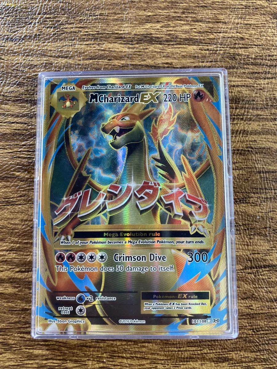  Pokemon - Mega-Charizard-EX (101/108) - XY Evolutions - Holo :  Toys & Games