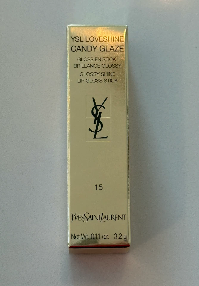 YSL LOVESHINE CANDY GLAZE #15 Showcasing Nude - Retail Sz 3.2g/0.11 oz - Image 2 of 4