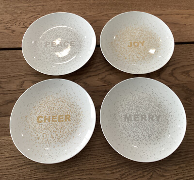 Mikasa お祝いプレート4枚セット Mikasa CHEERS CONFETTI Salad plate set of 4, 8 1/4