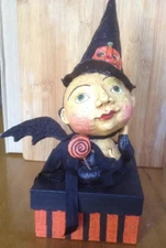 Bethany Lowe Debra Schoch Hop Hop Jingle Boo Sweetie Witch Box--retired