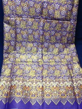 Batik Cotton Fabric Long Skirt Purple Indonesia Style Sarong Wrap The Best Thai